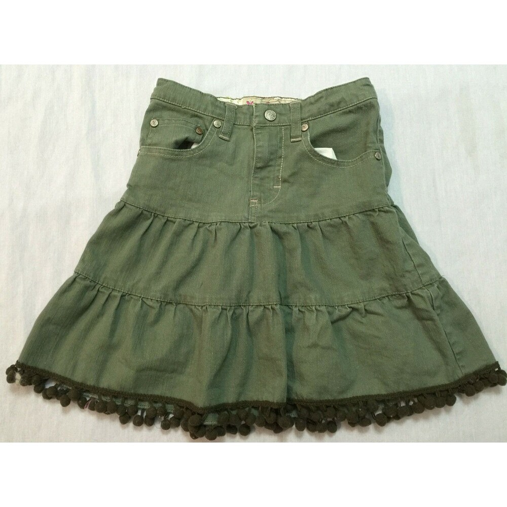 MUDD GIRL JEANS SKIRT SIZE 6X ADJ WAIST